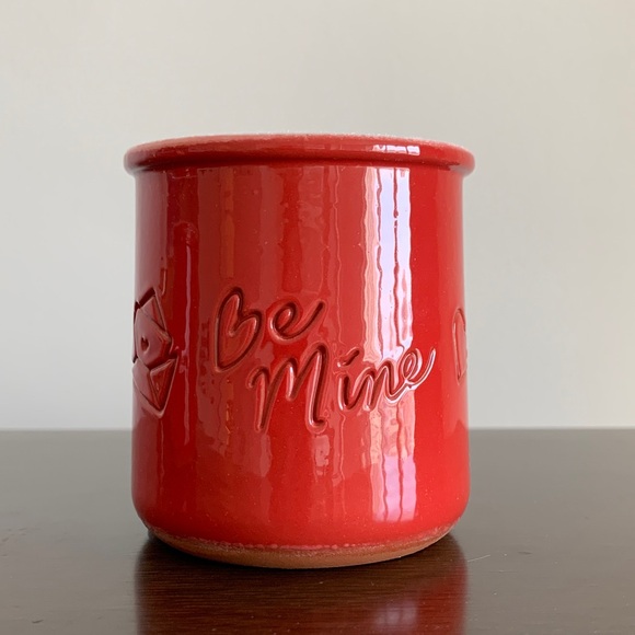 La Fermière Red Ceramic Jars - 1 “Be Mine” + 1 “Darling” - Picture 2 of 6